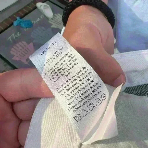 PACSUN White & Lt Wash Black Ripped Vintage High Rise Festival Spring Break - Picture 7 of 8